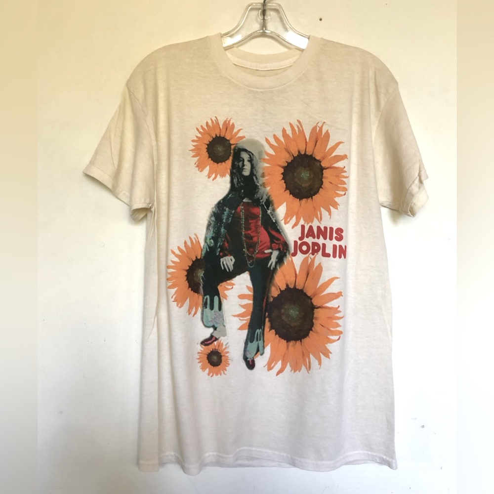 Janis Joplin Sunflower T Shirt